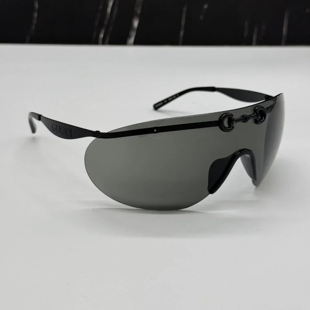 NEW GG1656S 001 GUCCI SHIELD MASK SUNGLASSES GUCCI